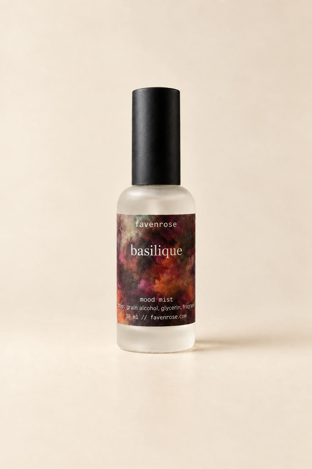 Basilique Mood Mist on a warm ivory background