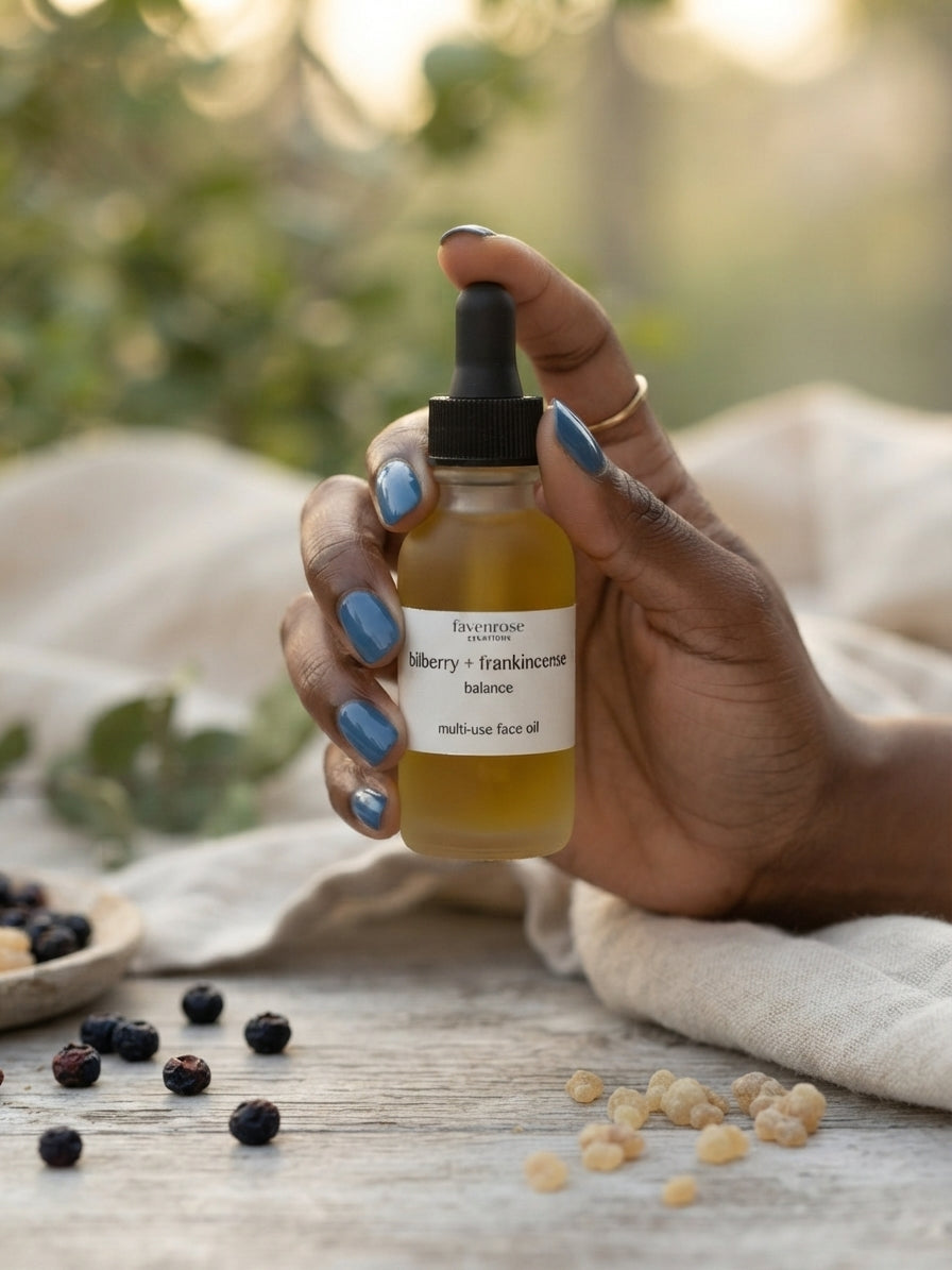 Bilberry & frankincense face oil