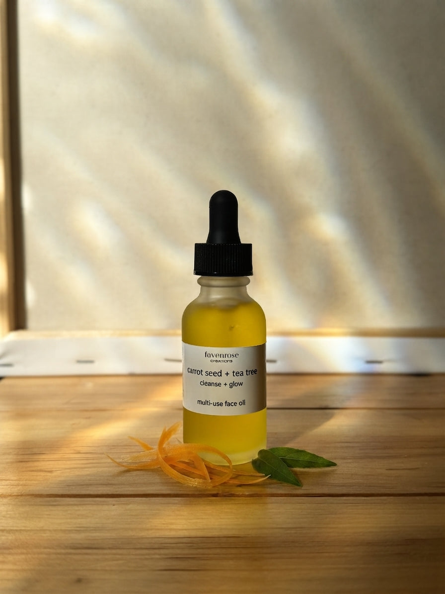 Carrot seed & tea tree face oil