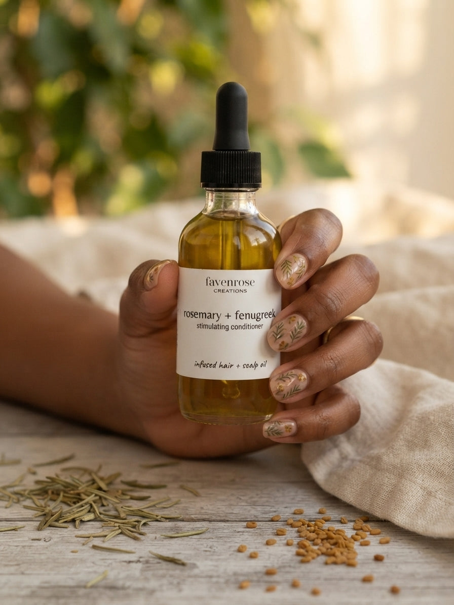 Rosemary & fenugreek hair oil
