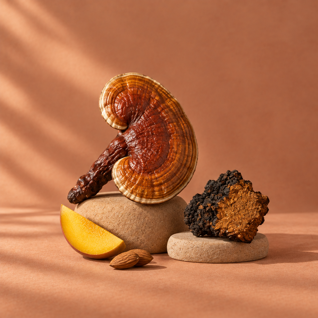 Silky Shrooms sculptural ingredient editorial