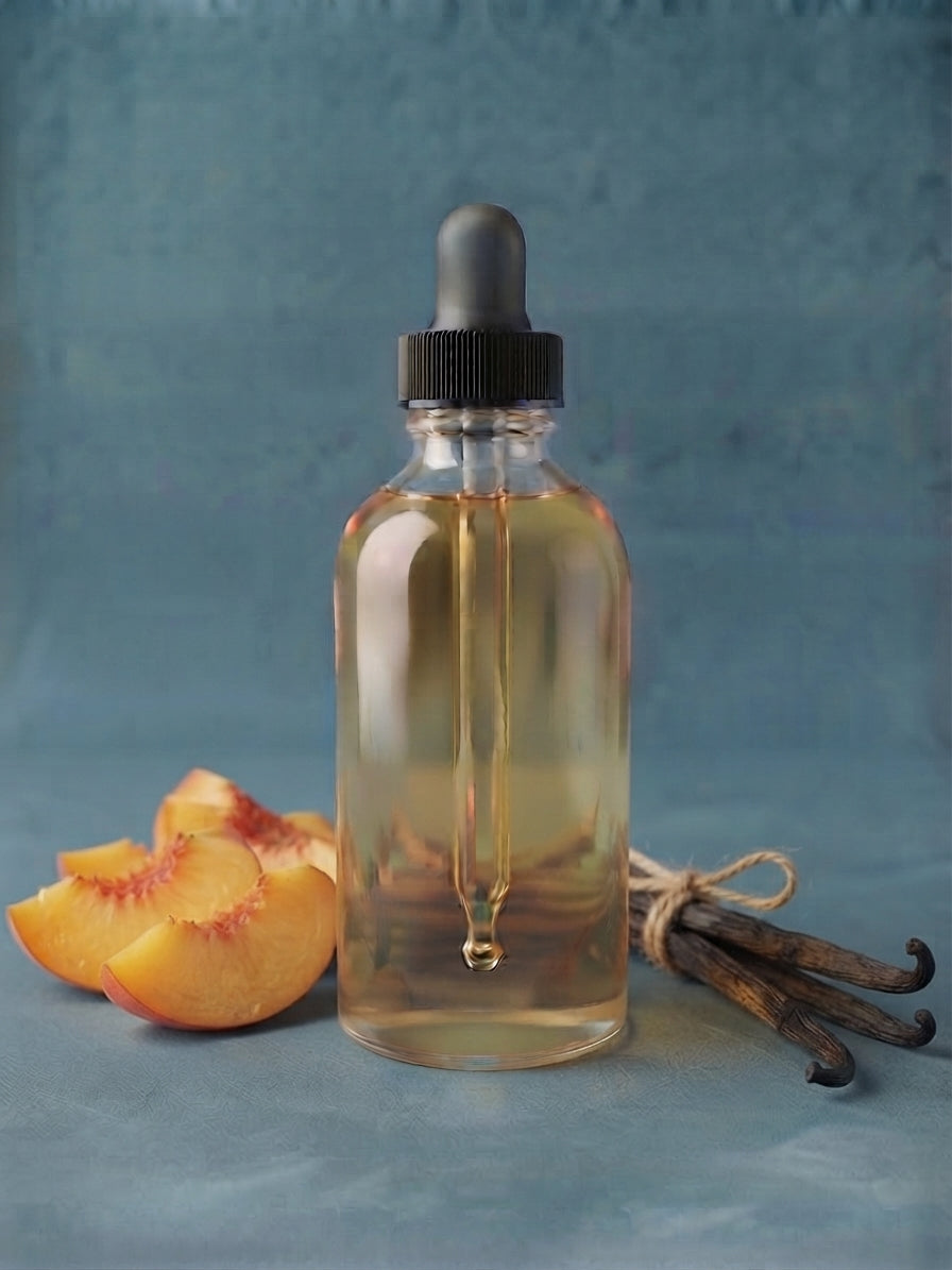 Soft peach & caramel body oil